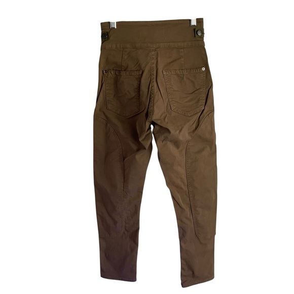Veronica Beard Brown Cargo High Waist Slim Fit Khaki Pants Size 24 - Picture 3 of 7